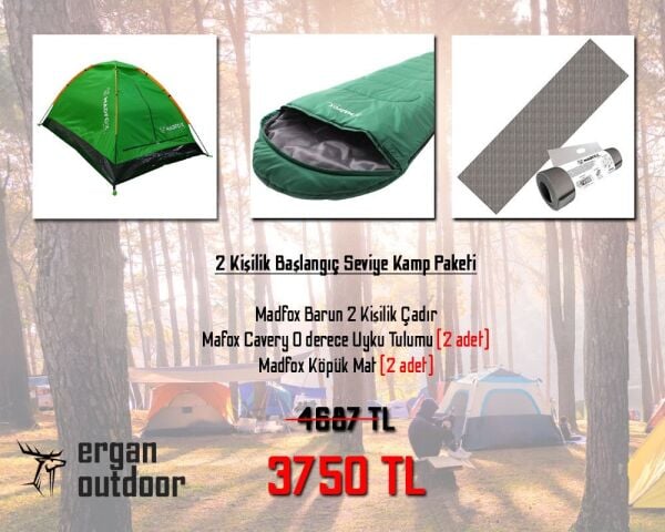 Ergan Outdoor Başlangıç Seviye Kamp Paketi
