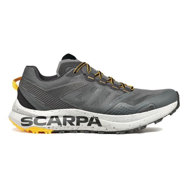 Scarpa Spin Planet Erkek Koşu Ayakkabısı Anthracite - Saffron