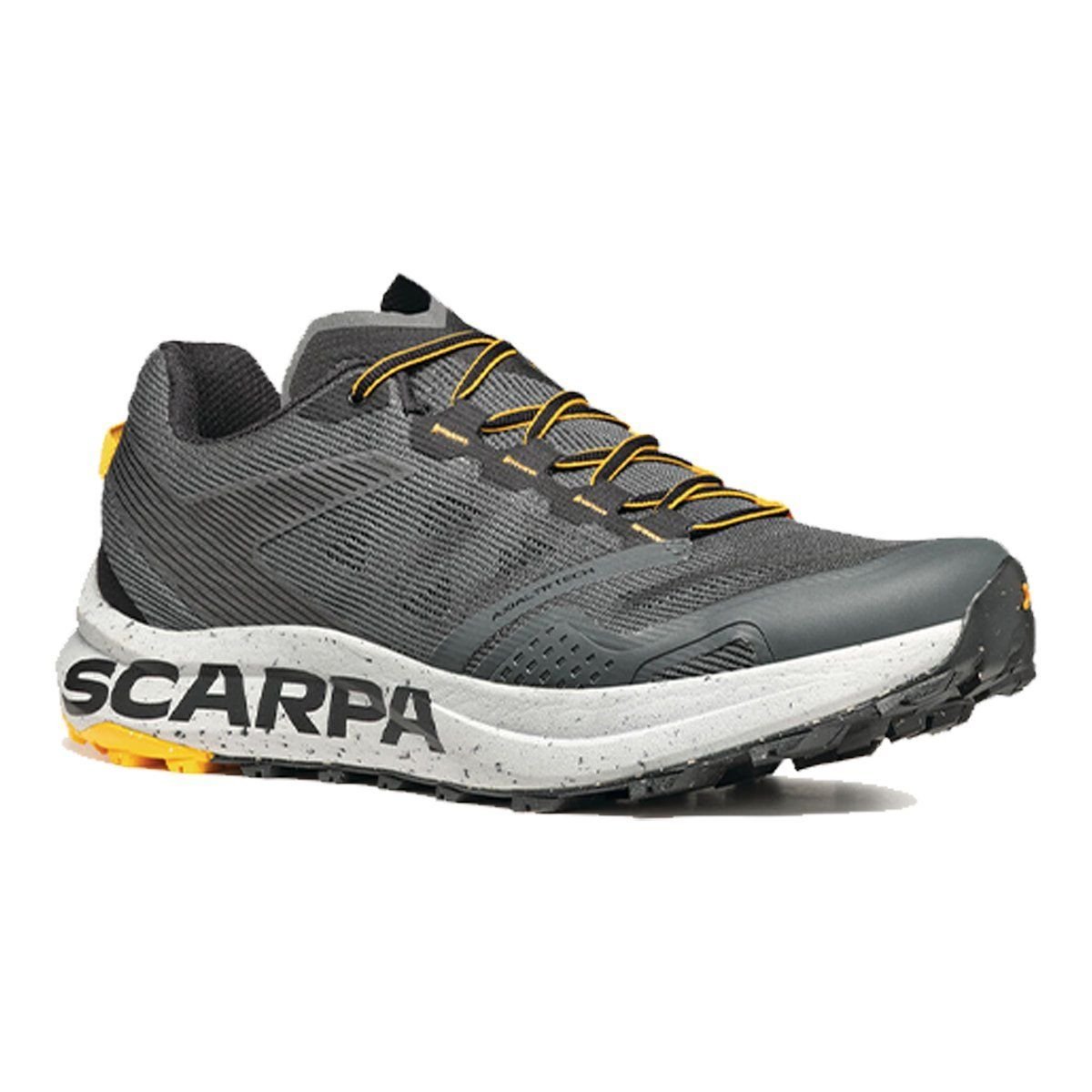 Scarpa Spin Planet Erkek Koşu Ayakkabısı Anthracite - Saffron
