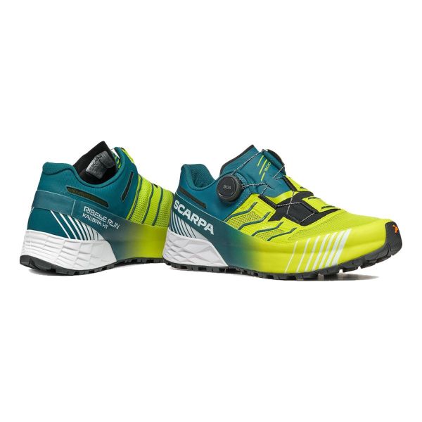 Scarpa Ribelle Run Kalibra HT Erkek Koşu Ayakkabısı Lime Green - Deep Lagoon