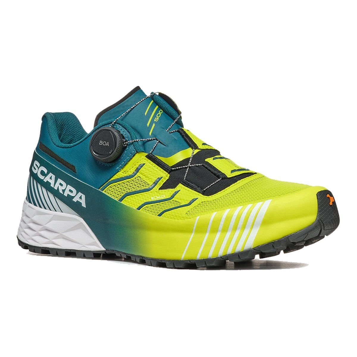 Scarpa Ribelle Run Kalibra HT Erkek Koşu Ayakkabısı Lime Green - Deep Lagoon