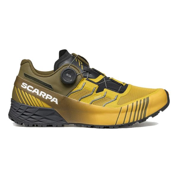 Scarpa Ribelle Run Kalibra HT Erkek Koşu Ayakkabısı Oil Yellow - Ivy Green