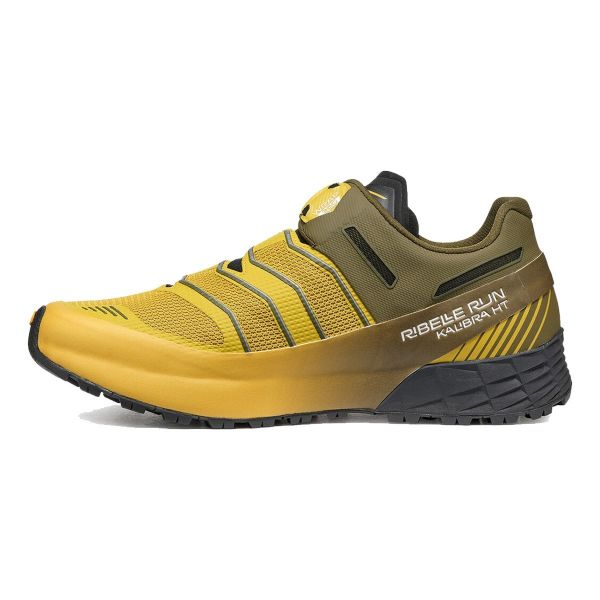 Scarpa Ribelle Run Kalibra HT Erkek Koşu Ayakkabısı Oil Yellow - Ivy Green