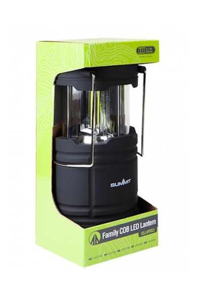 Summit COB LED Katlanabilir kamp Lambası 360 Drece Black