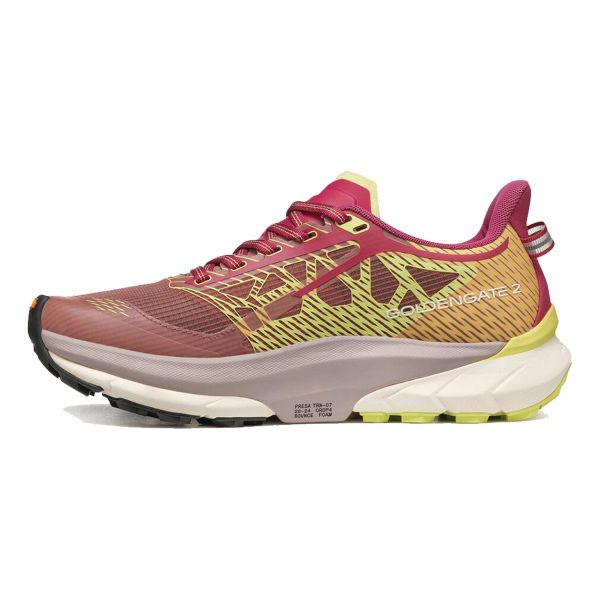 Scarpa Golden Gate 2 ATR Kadın Koşu Ayakkabısı Velvet Rose - Bright Green