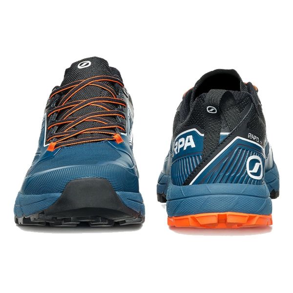 Scarpa Rapid Gore-Tex Erkek Koşu Ayakkabısı - Cosmic Blue - Orange
