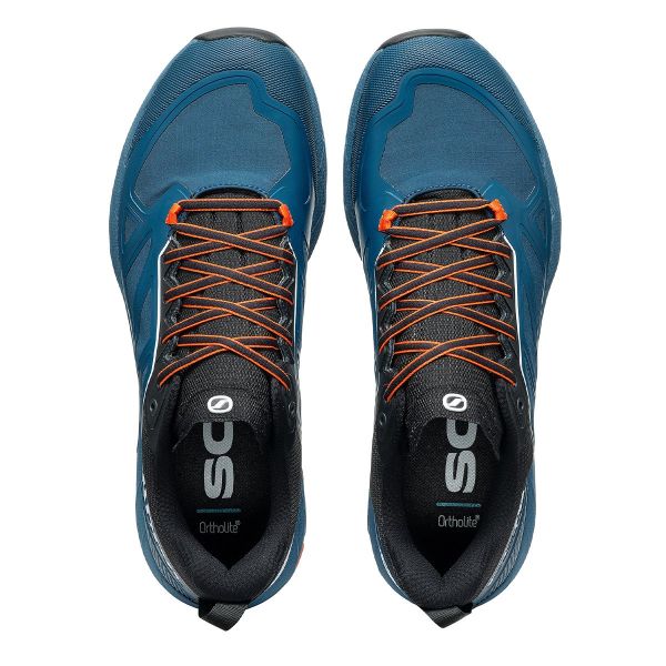 Scarpa Rapid Gore-Tex Erkek Koşu Ayakkabısı - Cosmic Blue - Orange