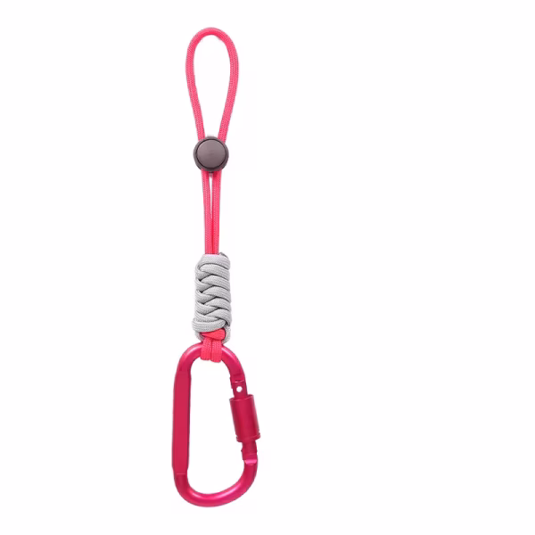 Ergan Outdoor Paracord & Karabinalı Anahtarlık - Pembe