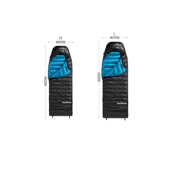 Naturehike CWZ400 Ultralight Kaz Tüyü Uyku Tulumu -9°C