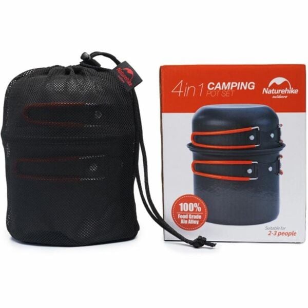 Naturehike 4IN1 Kamp Yemek Pişirme Seti