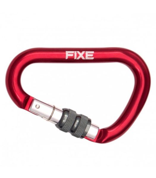 Fixe LOTUS STONE Screw Gate Kilitli Karabina Red-Grey