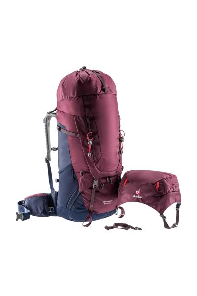 DEUTER Aircontact 50 + 10 SL Kadın Sırt Çantası blackberry-navy
