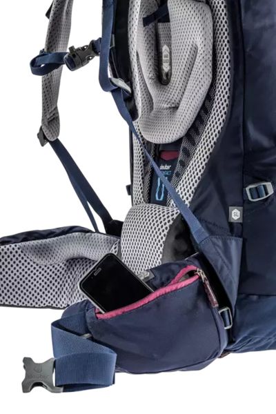 DEUTER Aircontact 50 + 10 SL Kadın Sırt Çantası blackberry-navy