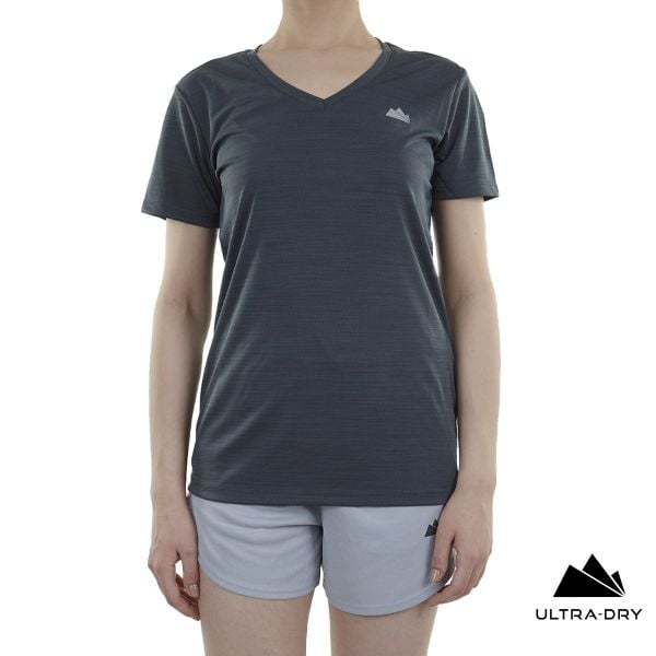 Alpinist Knockout Ultra Dry Kadın T-Shirt Antrasit