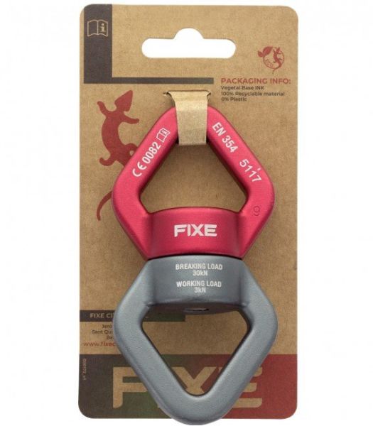 Fixe Swivel Fırdöndü Red-Antracite