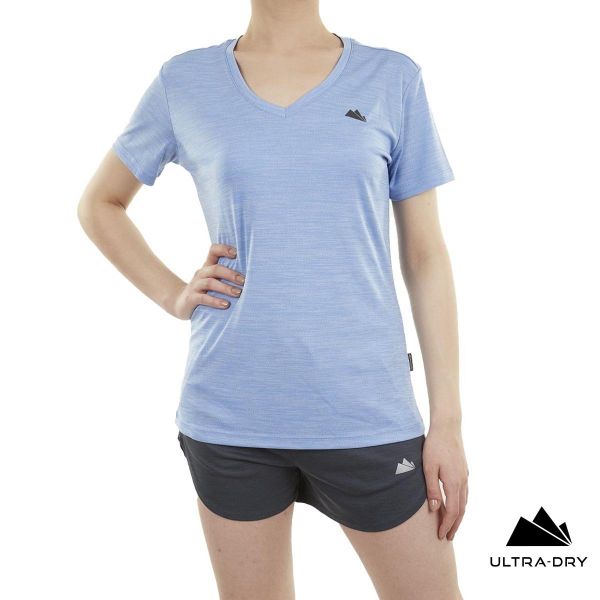 Alpinist Knockout Ultra Dry Kadın T-Shirt Mavi