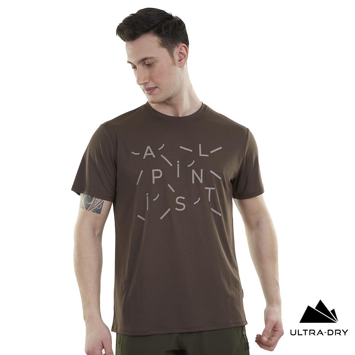Alpinist Baseline Ultra Dry Erkek T-Shirt  Kahverengi