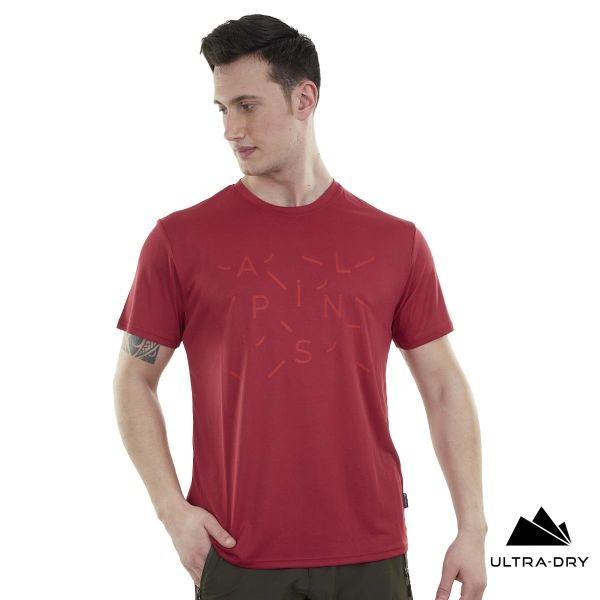 Alpinist Baseline Ultra Dry Erkek T-Shirt Kırmızı