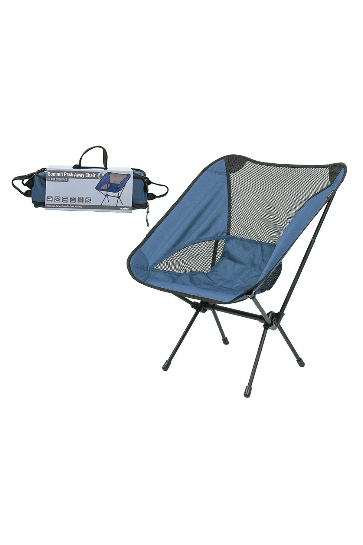 Summit Ultra Hafif Sandalye Ultralight Pack Away - Blue Bandanna Quilt