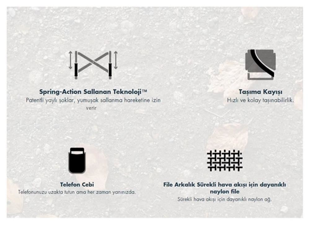 Gci Outdoor Comfort Pro Rocker™ Amortisörlü Katlanır Kamp Sandalyesi